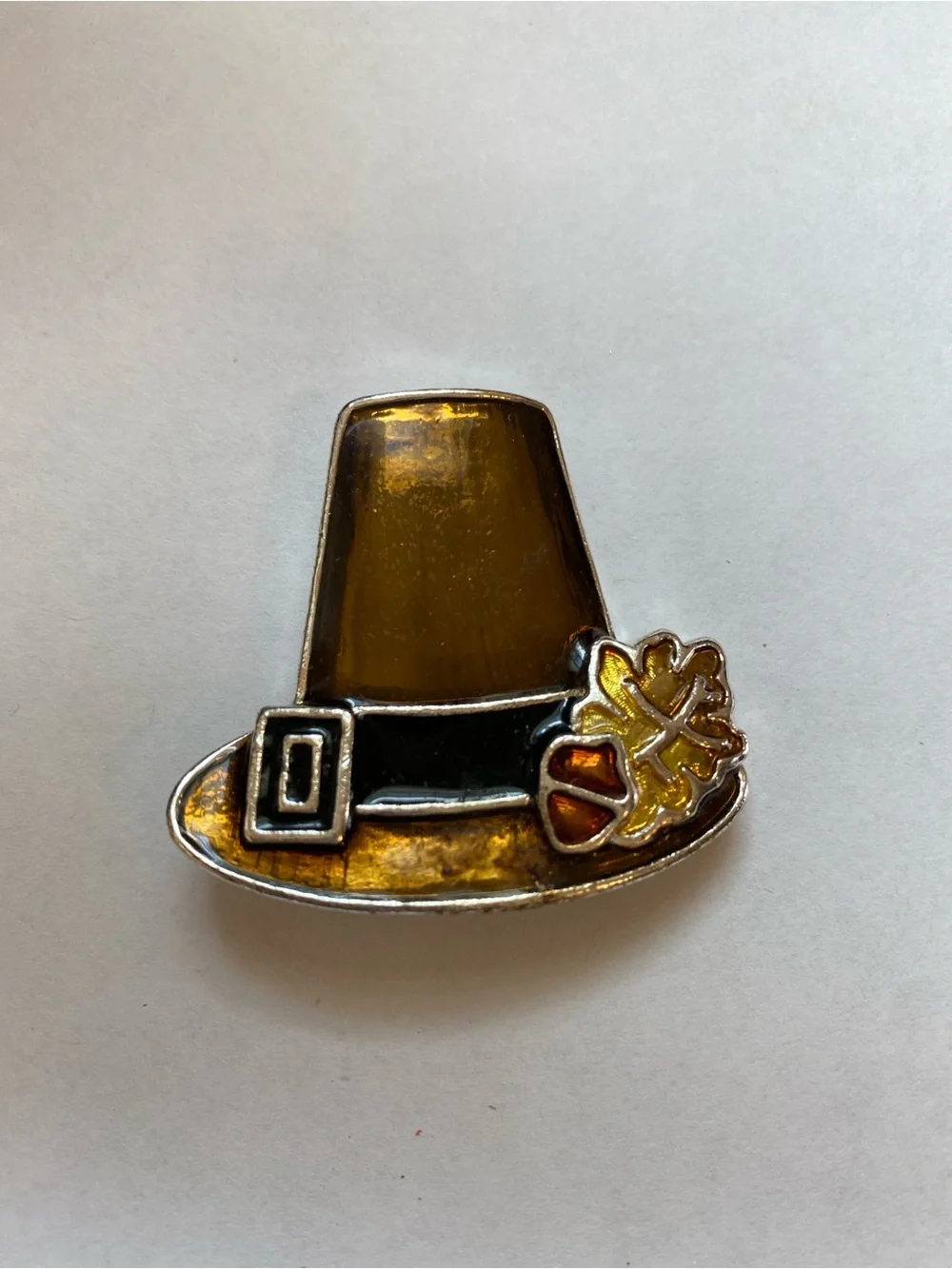 Vintage Monet Pilgrim Hat brooch